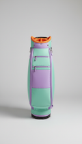 Mint and lilac lightweight golf bag