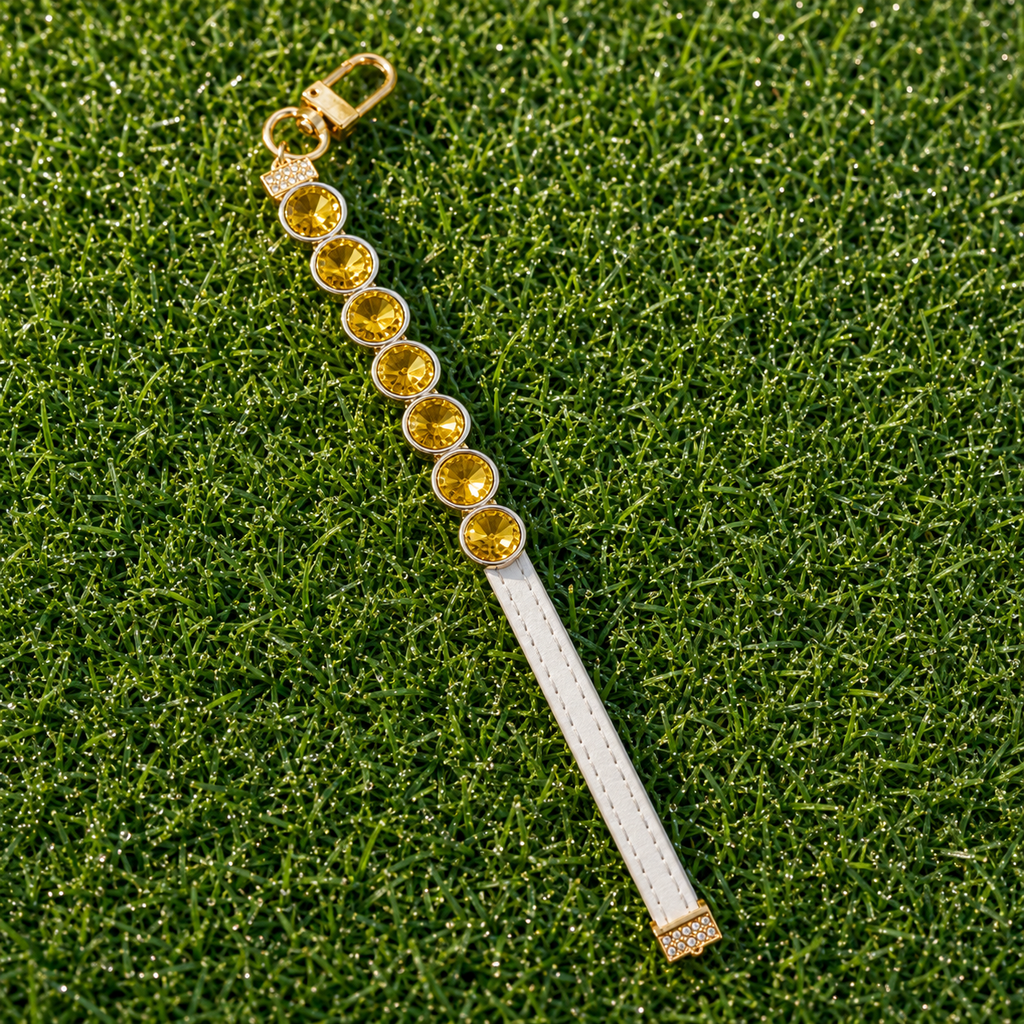 ForeQueen 7-Bead Crystal Golf Stroke Counter