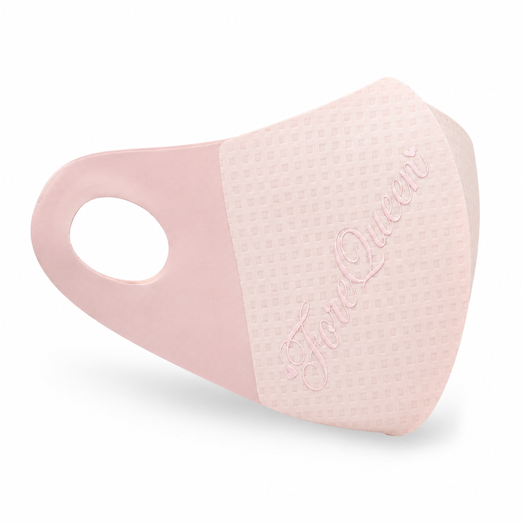 ForeQueen UPF 50+ Women’s Golf Sun-Shade Face Mask -Blush Pink