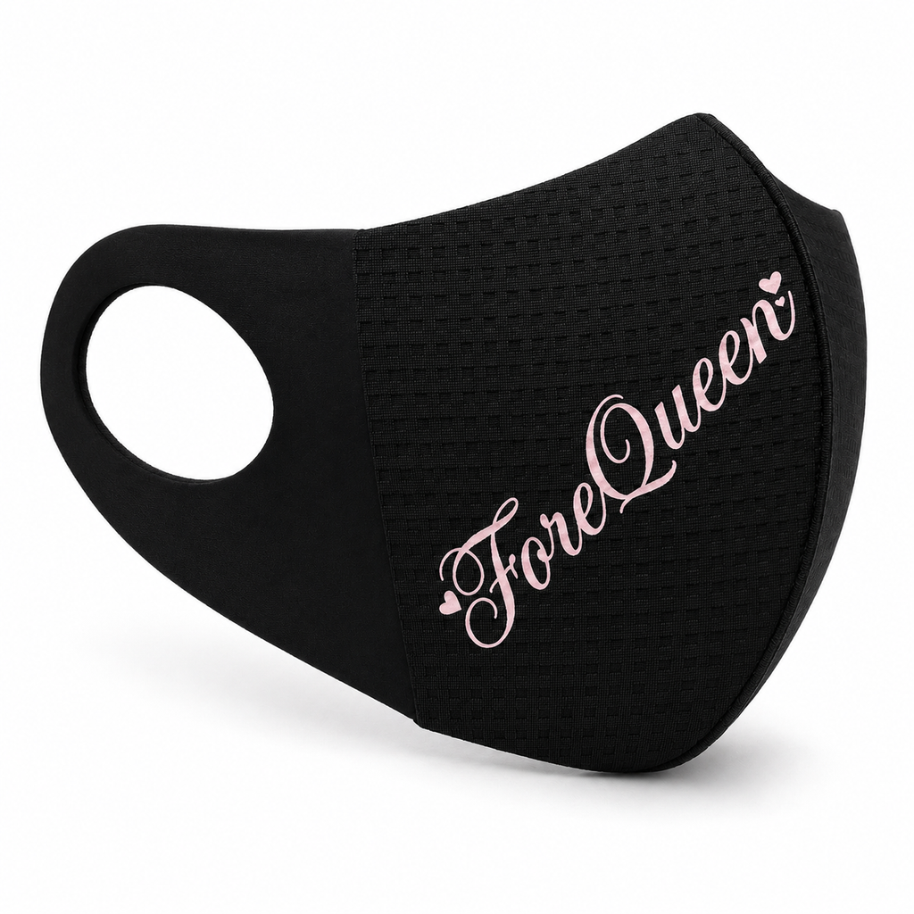 ForeQueen UPF 50+ Women’s Golf Sun-Shade Face Mask Black