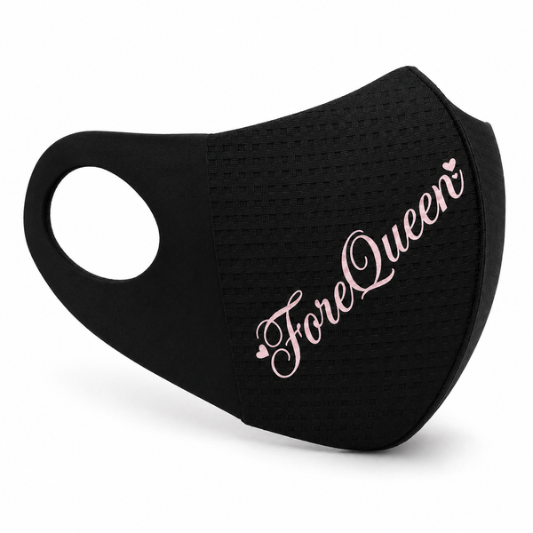 ForeQueen UPF 50+ Women’s Golf Sun-Shade Face Mask Black