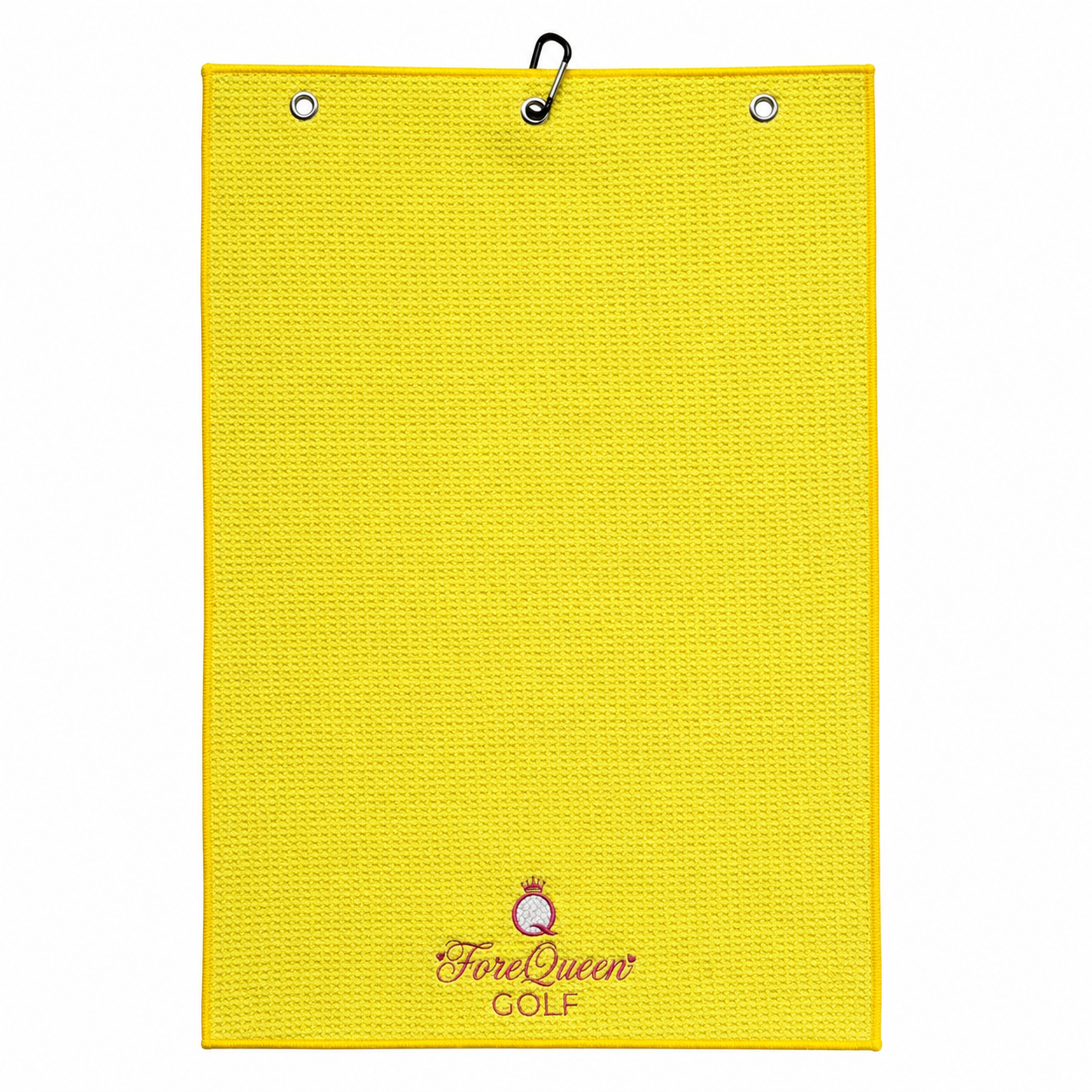 ForeQueen Golf Waffle-Texture Clip-On Golf Towel