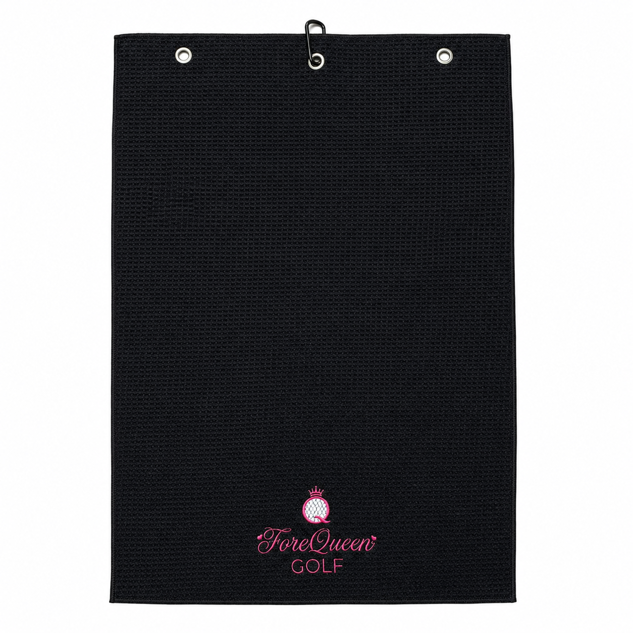 ForeQueen Golf Waffle-Texture Clip-On Golf Towel