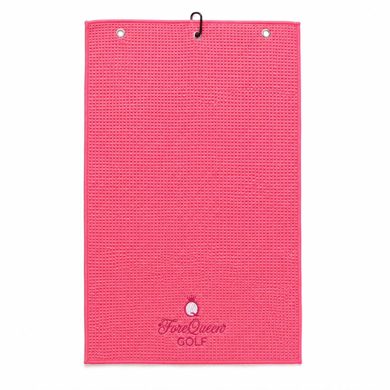 ForeQueen Golf Waffle-Texture Clip-On Golf Towel