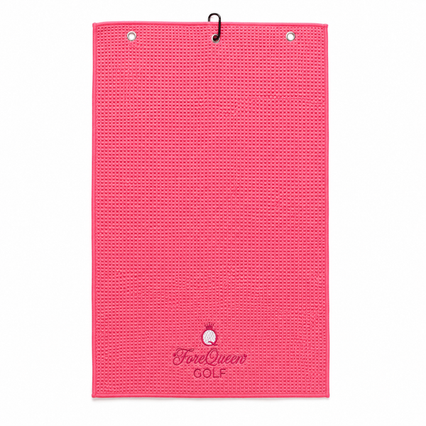 ForeQueen Golf Waffle-Texture Clip-On Golf Towel