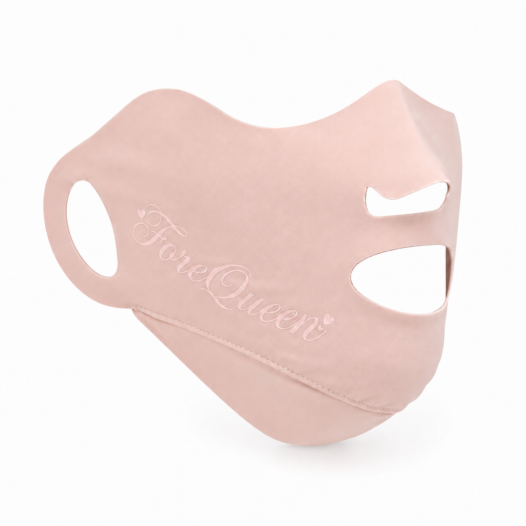 FQ Golf Women’s UPF 50+ Open-Face Sun Protection Mask Blush Pink