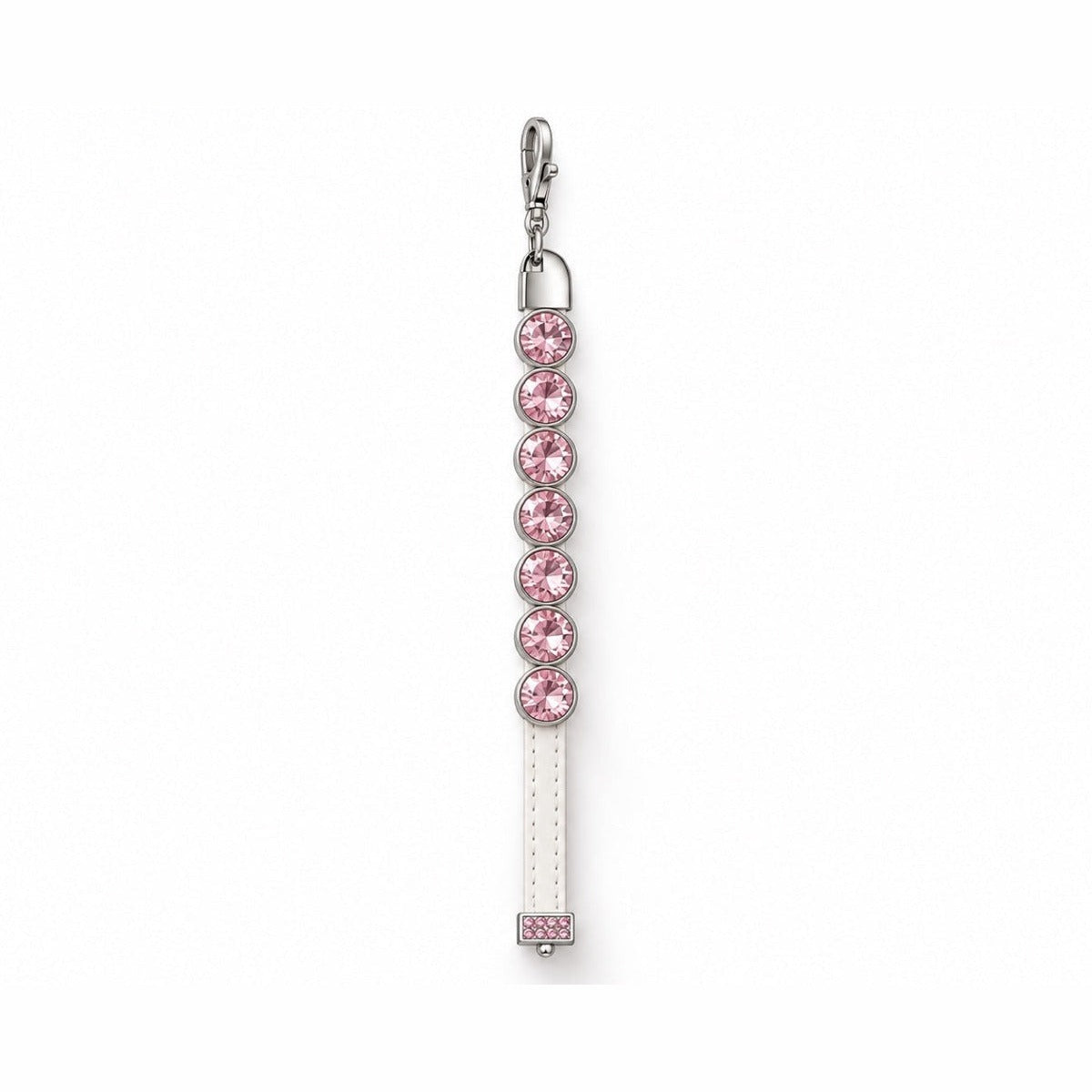 ForeQueen 7-Bead Crystal Golf Stroke Counter — Pink Crystal