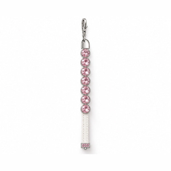 ForeQueen 7-Bead Crystal Golf Stroke Counter — Pink Crystal