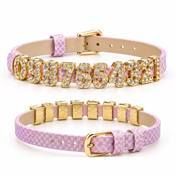 ForeQueen 10-Count Wrist Stroke Counter — Pink Bracelet