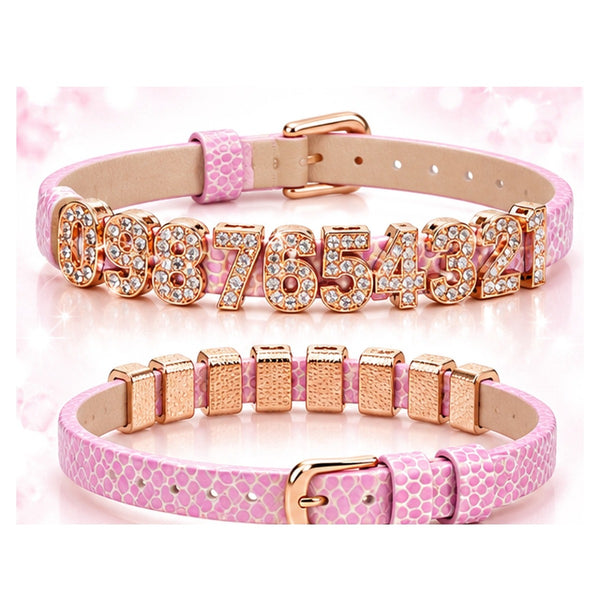ForeQueen 10-Count Wrist Stroke Counter — Rose Gold Bracelet