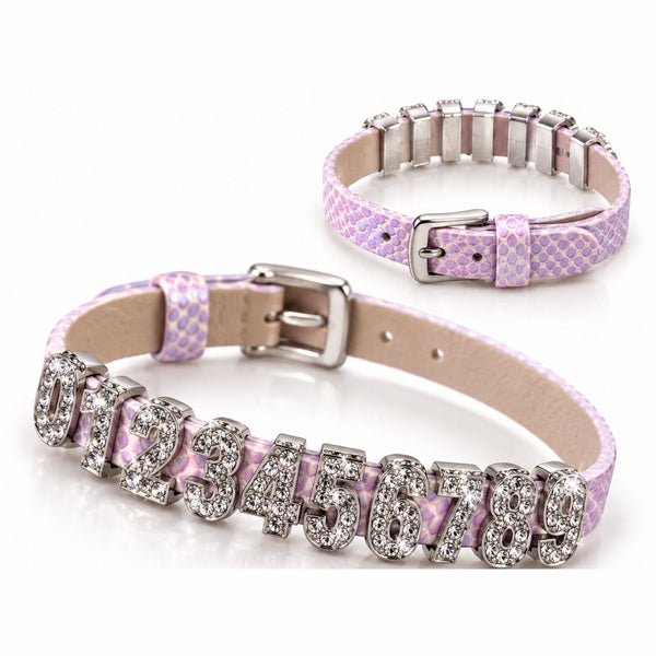 ForeQueen 10-Count Wrist Stroke Counter — Silver Bracelet